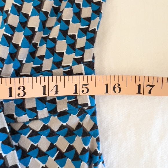 Ann Taylor Ruched Blue Cowl Neck Hourglass Jersey Dress Size Small - Picture 9 of 15